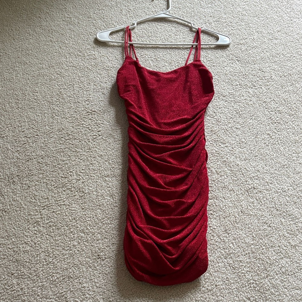 Lucy in the Sky Scarlet Mini Dress